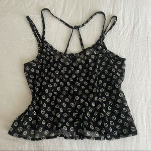 Daisy Chiffon Button Up Top